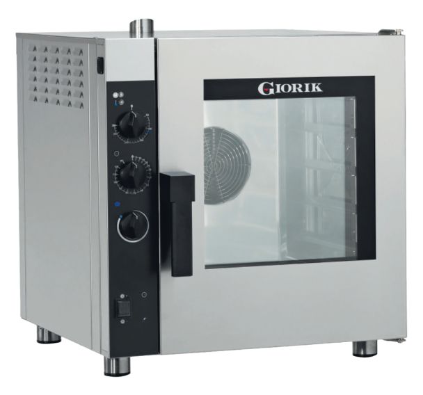 Four à convection électrique 5 niveaux GN 2/3 - 2 vitesses avec humidificateur