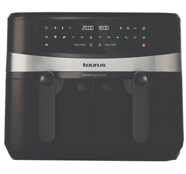 Friteuse Air Fry Digital Duo sans huile 2 paniers