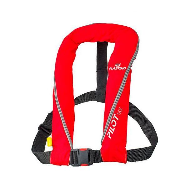 Gilet gonflable PILOT 165 ZIP AUTO rouge