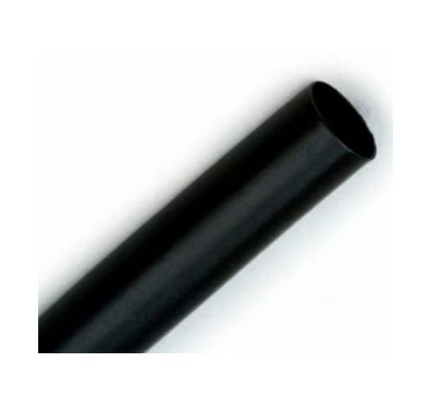 Gaine thermoretractable paroi fine en barre de 1m Noir, GTI - 3M