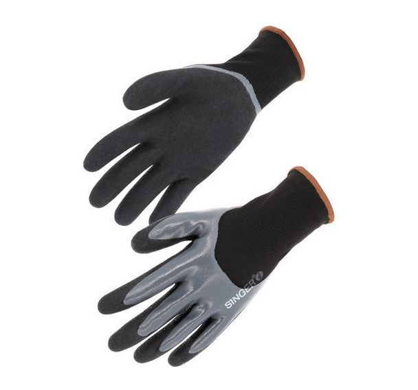 Gant de manutention double enduction nitrile GRIP134 - Singer Safety