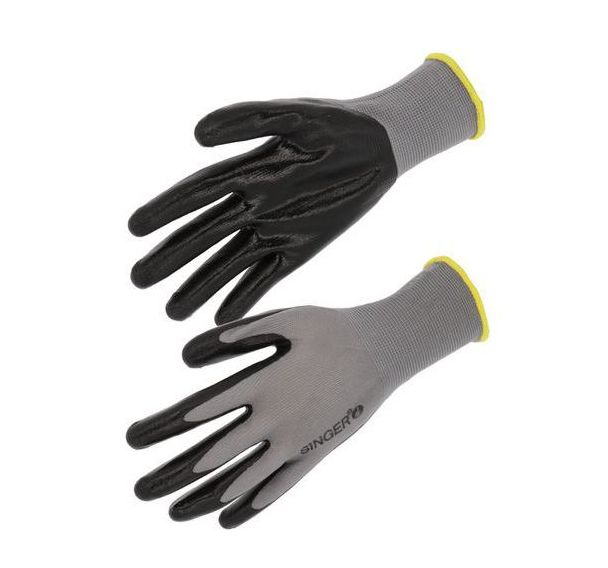 Gant de manutention enduction nitrile lisse PER13NIB - Singer Safety