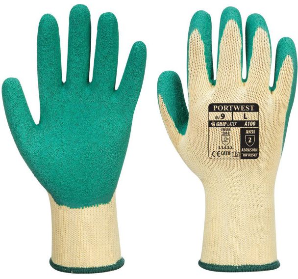 Gant de manutention enduit latex A100 - Portwest