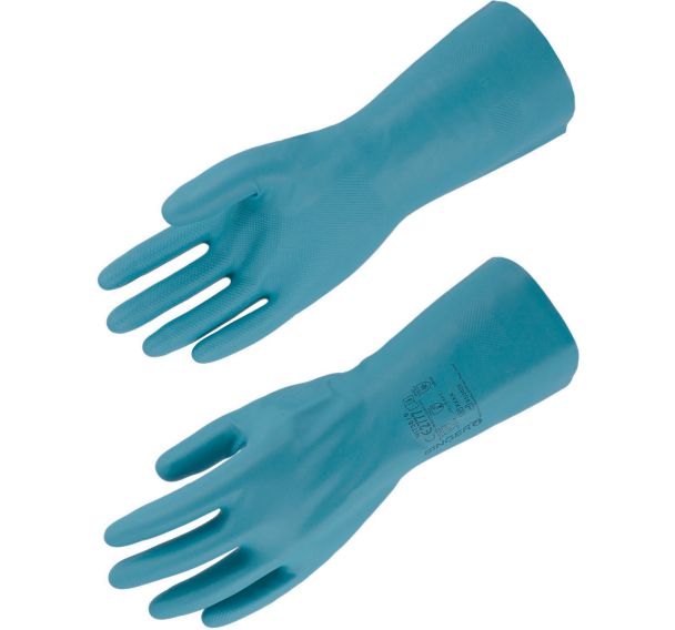 Gant nitrile vert 30 cm 7-11 - Singer
