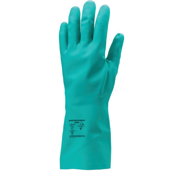 Gants Eurochem 5520 nitrile vert 0,38 mm supérieur - Coverguard