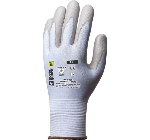 Gants Eurocut P318 CUT B. HPPE J18 - Coverguard
