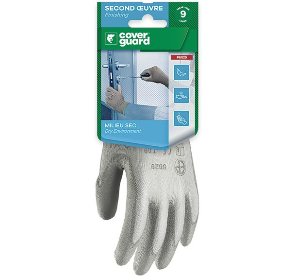 Gants Eurolite 6030 J13 Polyester enduit polyuréthane - Coverguard