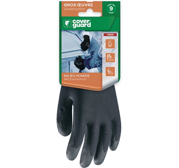 Gants Eurolite 6640 Polyamide enduit mousse PVC - Coverguard