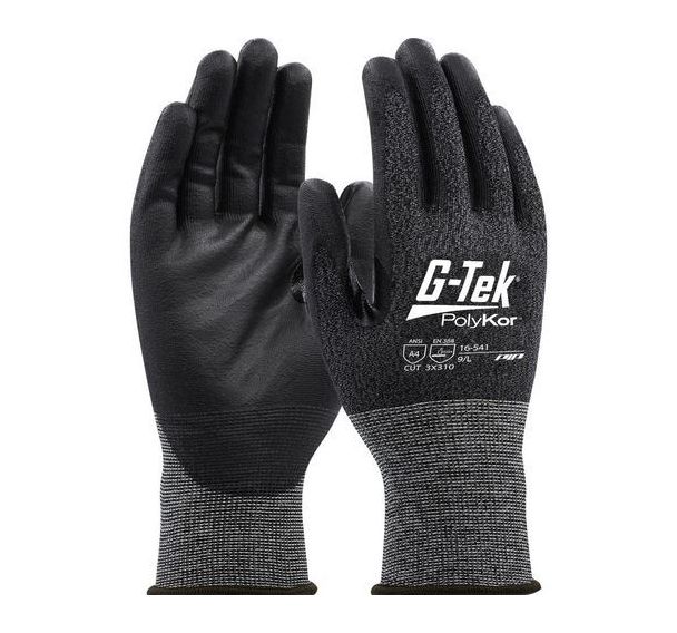 Gants anticoupures niveau d jauge 21 enduction pu