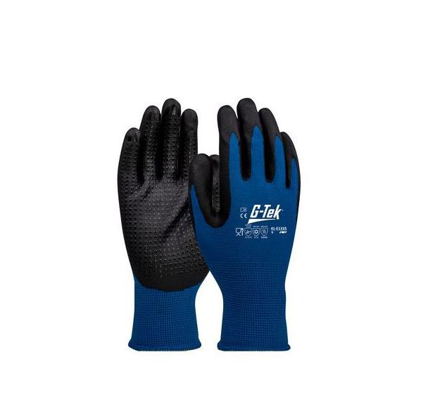 Gants de manutention 41-e1335 tactile avec picots