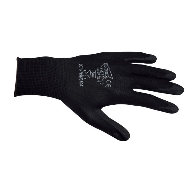 Gants de manutention enduits polyuréthane - Noir - Singer safety