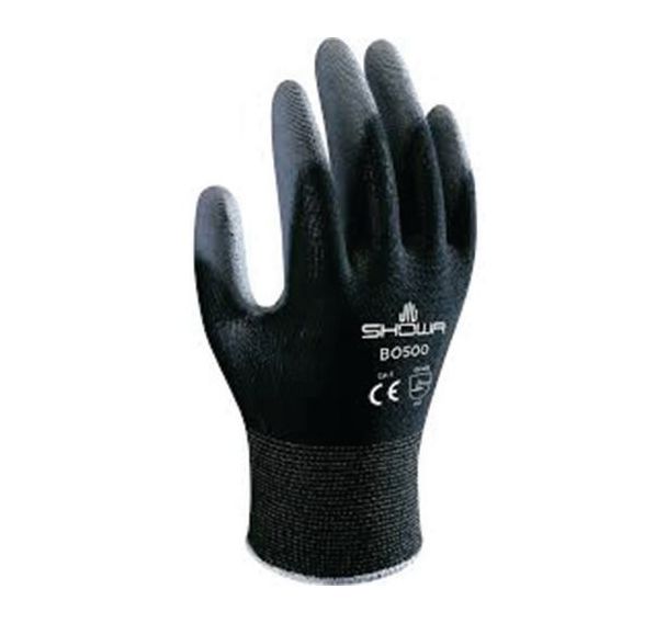 Gants de précision B0500B noir - Enduction polyuréthane / Showa