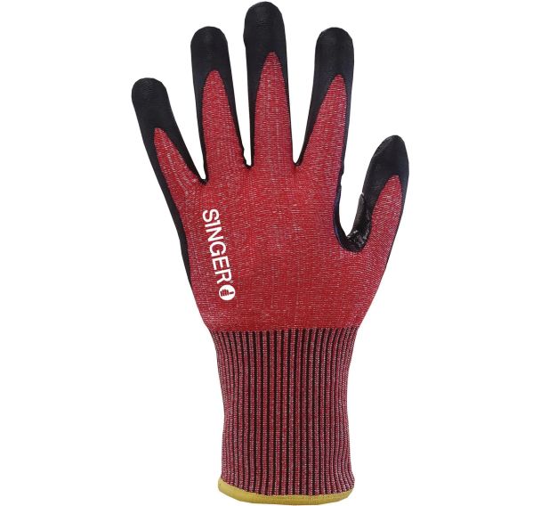 Gants anti coupure niveau D - Enduction nitrile mousse - Singer