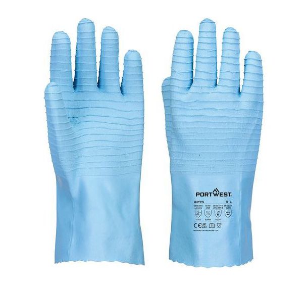 Gants protection chimique B en latex FD - Portwest