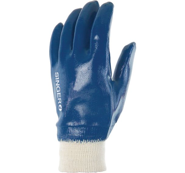Gants pur coton molleton enduction nitrile lourde - Singer