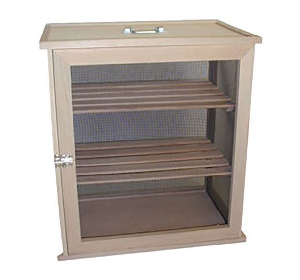 Garde manger en hêtre de 2 étages