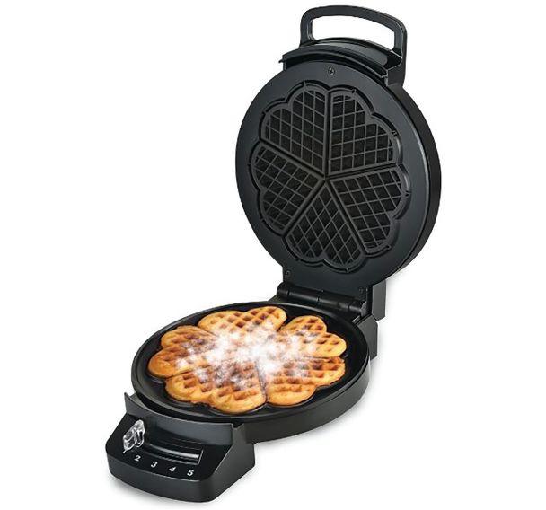 Gaufrier 5 gaufres coeur Speed