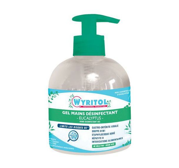 Gel désinfectant des mains eucalyptus - 300ml - Wyritol
