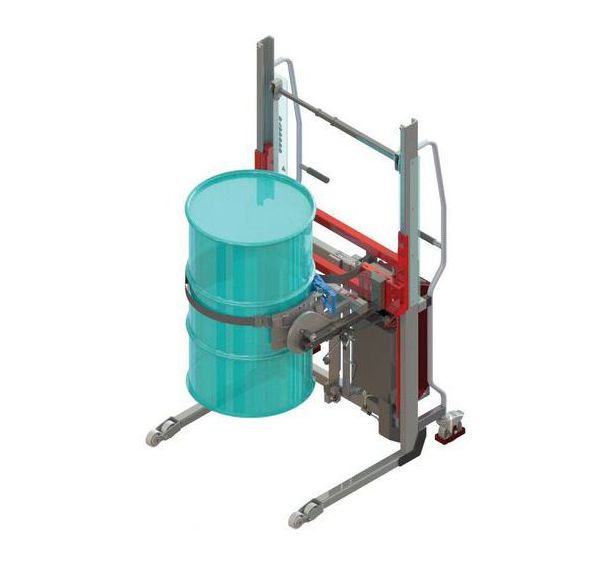 Gerbeur semi-électrique avec accessoire rotofûts Lev600