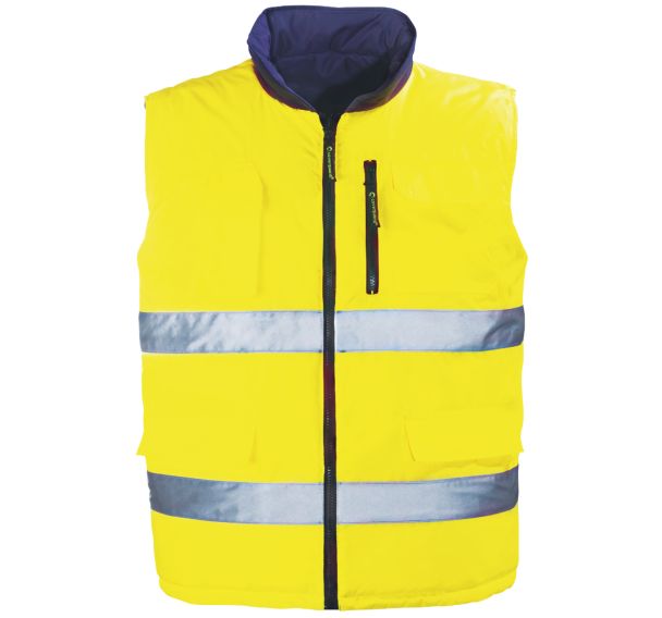 Gilet de travail réversible haute visibilité