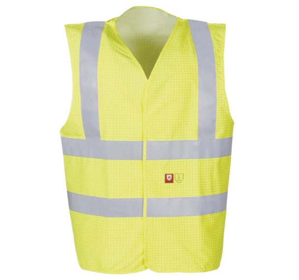 Gilet haute visibilité ignifuge et antistatique HELLISSAN