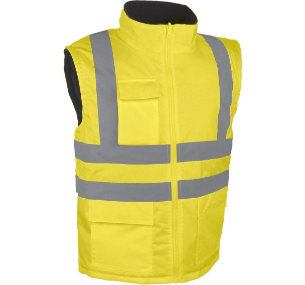 Gilet haute visibilité jaune  polaire s-4xl - Singer