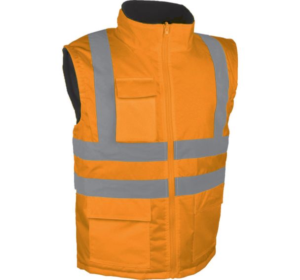 Gilet haute visibilité orange polaire s-4xl - Singer