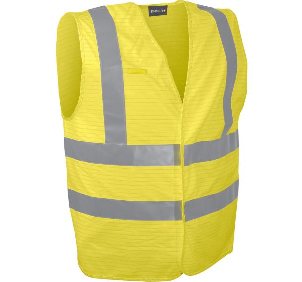 Gilet hv jaune multi risq m-4xl - Singers - 10 pièces