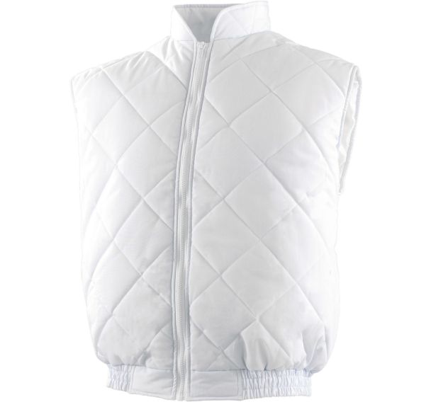 Gilet polyester/coton matelassé à col droit - Singer