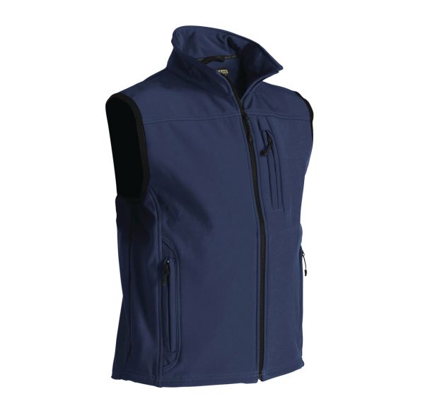 Gilet sans manche softshell marine