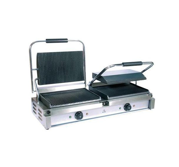 Grill à viande - panini double ecoline