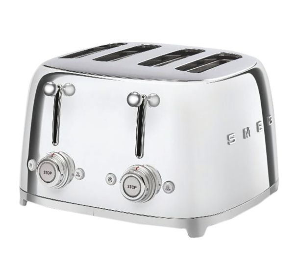 Grille-Pain 4 tranches Années 50 - 4 fentes extra-larges - Smeg