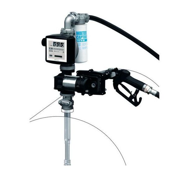 Groupe de transvasement pour liquides explosibles, DRUM EX50 12V VATEX