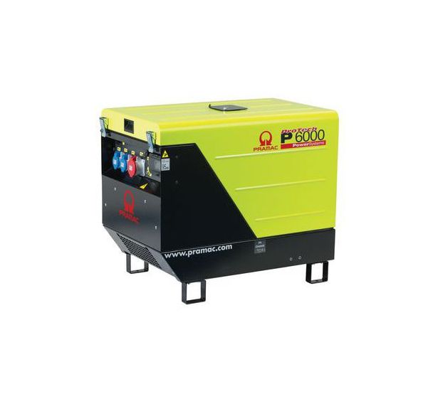 Groupe électrogène P6000 triphasé élec AVR DPP CONN 5,5 kW