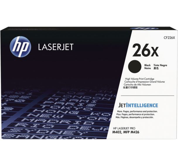 Toner Noir 9000 pages 26X - HP