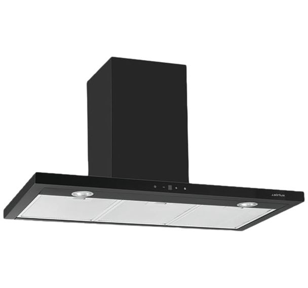Hotte décorative murale AHBS960BK - Débit 636 m3/h - Airlux