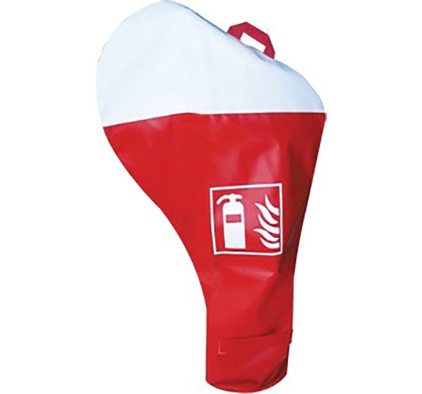 Housse pour extincteur CO2 (dioxyde de carbone) 2 kg blanc