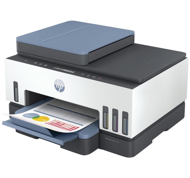 Imprimante multifonctions jet d'encre couleur HP Smart Tank 7306 All-in-One - HP