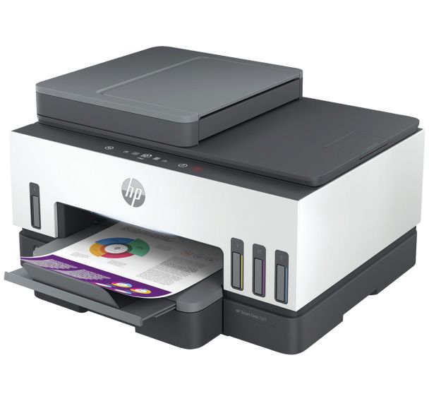 Imprimante multifonctions jet d'encre couleur Smart Tank 7605 All-in-One - HP