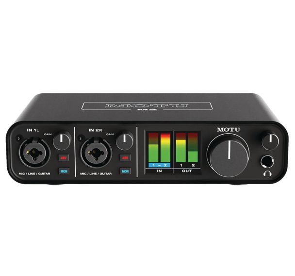 Interfaces audio USB type C M2 - 2 entrées / 2 sorties - Motu