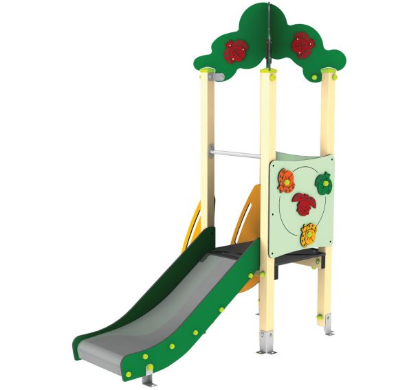 Jardin coccinelles 1 tour alu/polyester HPL
