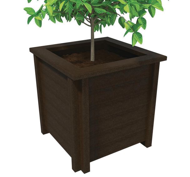 Jardinière Plazza plastique recyclé - Espace Urbain