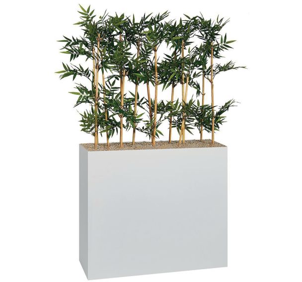Jardinière métal sur roulettes M1 hauteur 74 cm Bambous