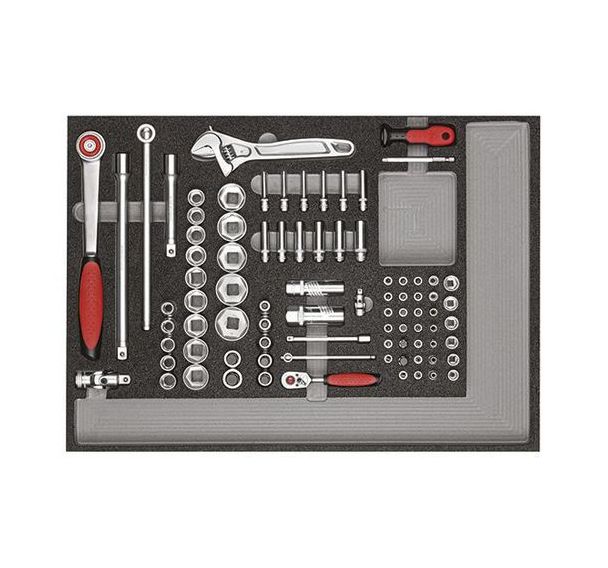 Jeu d'outils 3x modules CT 129 pièces