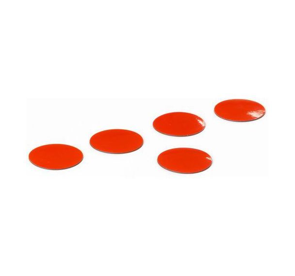 Jeu de 5 symboles de cercle rouges - Smit Visual