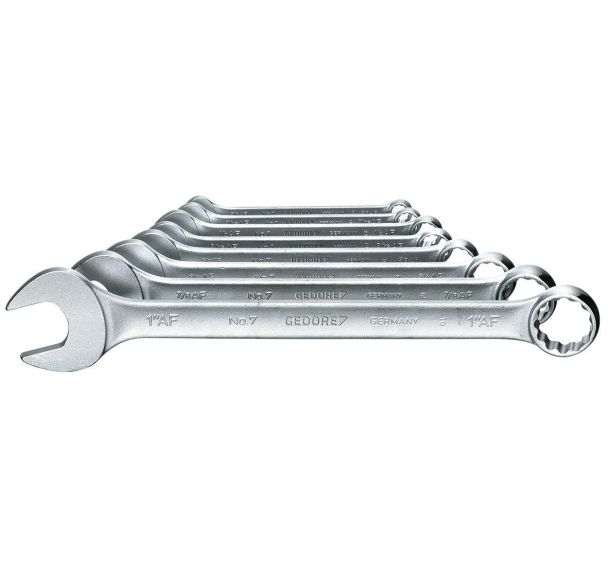 Jeu de clés mixtes 8 pcs UD 3 / 8-1''