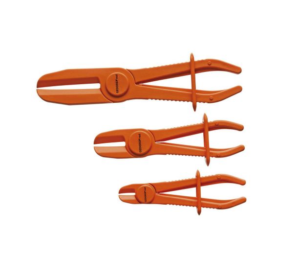 Jeu de pinces pour colliers de serrage D.0-60mm 3 pièces