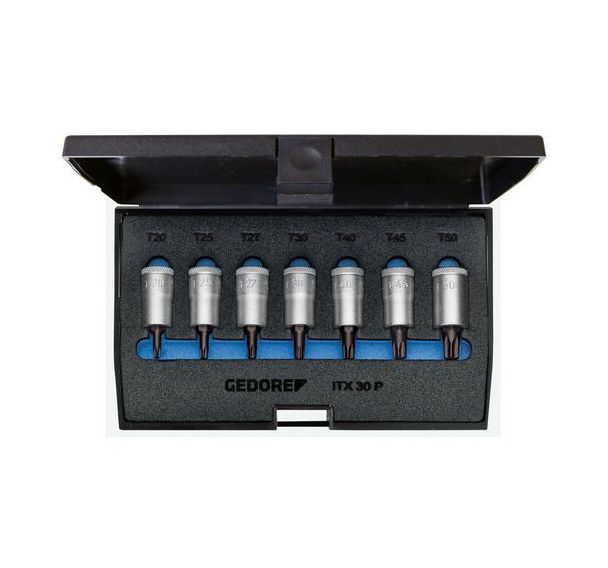 Jeu de tournevis 3/8'' 7 pièces TX T20-50