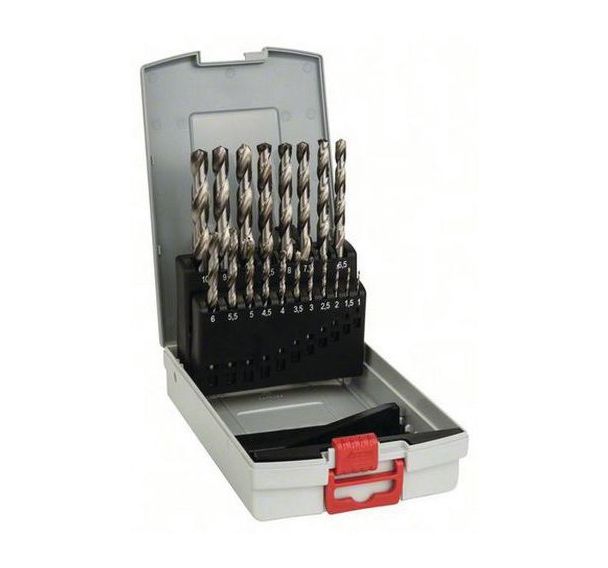 Jeu forets HSS-G - 19 pièces