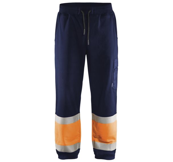 Jogging haute-visibilité marine/orange fluorescent taille L